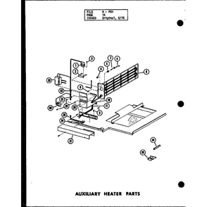 Diagram 2 Diagram and Parts List for D54475-3 P54475-3C Amana Air Conditioner