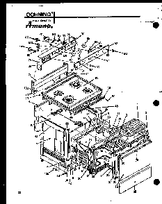 Section 3 Diagram and Parts List for ARC-2B P85122-2S Amana Range