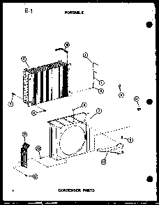 Section 5 Diagram and Parts List for ES6P-2SPMN P54972-34R Amana Air Conditioner