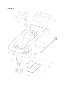 Controls Diagram and Parts List for 11161219614  Kenmore Refrigerator