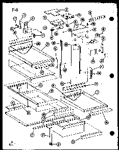 Section 5 Diagram and Parts List for ESBFC-16D-C-P74935-1WC  Amana Refrigerator