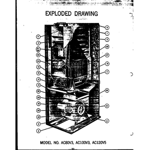 Part Location Diagram of FC8024 Whirlpool DISCONTINUED
