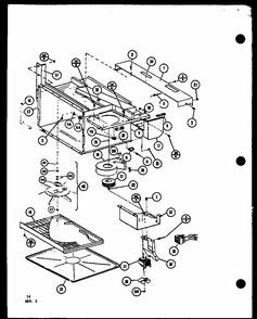 (rcr1020/p8576801s) (rcc1020/p8576901s) (rcc1020/p8576902s) (rcc1020/p8576903s) (rcr720/p8576701s) Diagram and Parts List for RVH6C P8540104S Amana Range