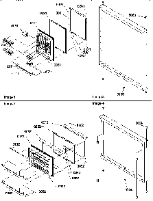 Door Assemblies Diagram and Parts List for BX21TW-P1196512WW  Amana Refrigerator