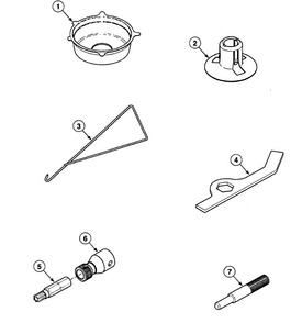 Tools 1 Diagram and Parts List for  Speed Queen Washer