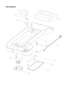 Control Box Parts Diagram and Parts List for 11160712911  Kenmore Refrigerator