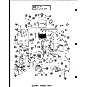 Heating System Parts 3 Diagram and Parts List for EG25,12-1 P54688-9C Amana Air Conditioner