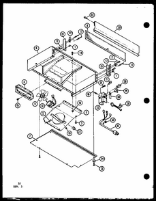 (rvh7/p8593301s) (vch4/p8593401s) (rvh7/p8593302s) Diagram and Parts List for RVH6C P8540104S Amana Range