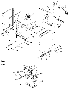 Cabinet Diagram and Parts List for ARTC7003W P1143636NW Amana Range