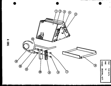 Part Location Diagram of C5806102 Whirlpool NLAEVAP ASSEMBLY