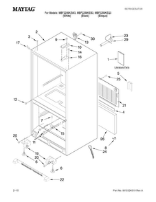Part Location Diagram of W10183257 Whirlpool Energy Guide