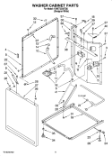 Part Location Diagram of WPW10001130 Whirlpool Washer Front Leveling Foot