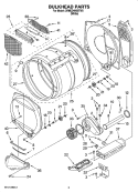 Part Location Diagram of 4392067 Whirlpool Dryer Repair Kit