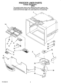 Part Location Diagram of W10121318 Whirlpool Grommet