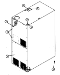 BACKGUARD ASSEMBLY Diagram and Parts List for  Maytag Dryer