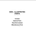 OPTIONAL PARTS (NOT INCLUDED) Diagram and Parts List for MDG22PRBWW0  Maytag Dryer