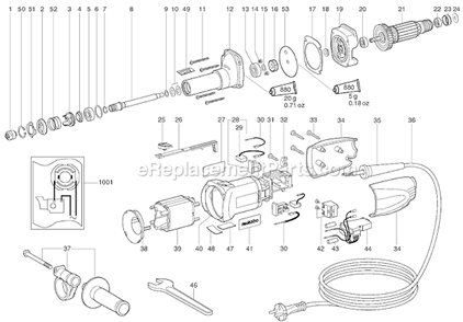 Part Location Diagram of 316034930 Metabo Carbon Brush Set