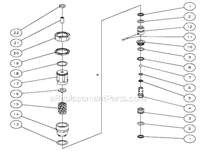 Frame Assembly Diagram and Parts List for  Mi-T-M Pressure Washer