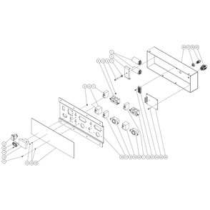 Electric Box Diagram and Parts List for  Mi-T-M Generator