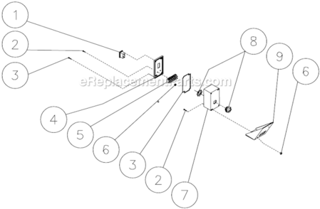 Electric Box Diagram and Parts List for  Mi-T-M Pressure Washer