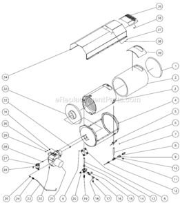 Part Location Diagram of 32-0667 Mi-T-M Hi-Limit Switch