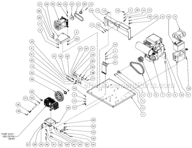 Page AX Diagram and Parts List for  Mi-T-M Pressure Washer