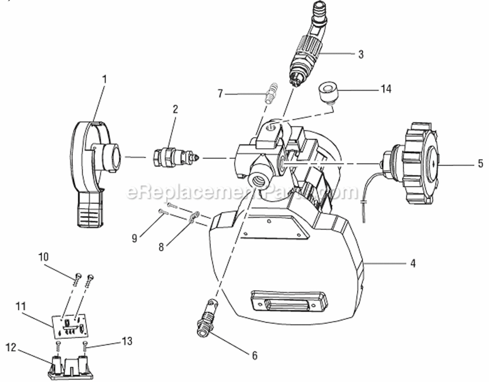 Page C Diagram and Parts List for  Milwaukee Paint Sprayer