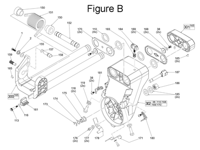 Fig-2 Diagram and Parts List for K18A Milwaukee Miter Saw