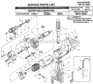 Part Location Diagram of 22-32-0350 Milwaukee Brush Cover