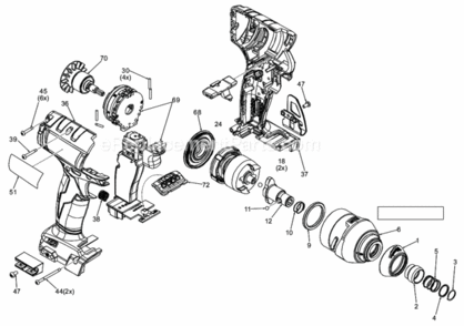 Part Location Diagram of 42-76-0019 Milwaukee Sleeve
