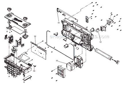 Page B Diagram and Parts List for C33A Milwaukee Radio