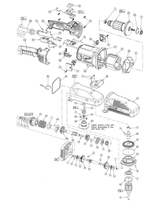 Part Location Diagram of 42-42-0490 Milwaukee Button Rotation Release