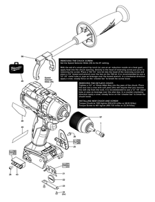 Fig-0 Diagram and Parts List for J78A Milwaukee Drill