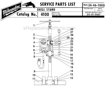 Part Location Diagram of 06-97-0870 Milwaukee No 10 Ext-Cone Lock Was