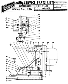 Part Location Diagram of 45-12-0140 Milwaukee Coil Shield