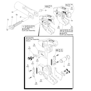 Fig-0 Diagram and Parts List for 54-00-6TCC Milwaukee Nibbler & Shears