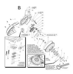 Fig-2 Diagram and Parts List for D51A Milwaukee Saw