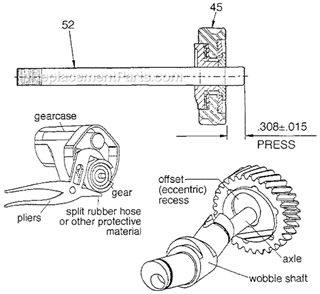 Page B Diagram and Parts List for 6537-22 SER 916C Milwaukee Reciprocating Saw