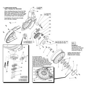 Fig-2 Diagram and Parts List for D51B Milwaukee Saw