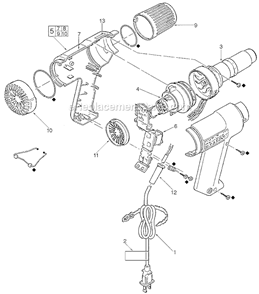 Part Location Diagram of 31-12-0180 Milwaukee End Cap