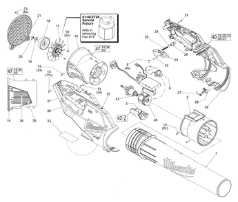Part Location Diagram of 10-20-0926 Milwaukee Caution label - symbols #2