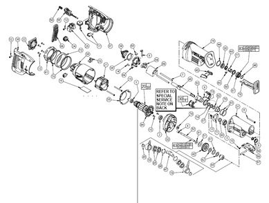 Part Location Diagram of 42-24-0065 Milwaukee Spindle Bushing Front