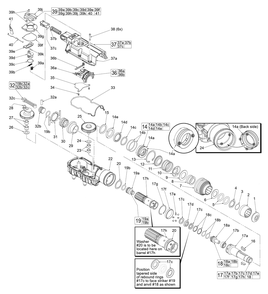 Part Location Diagram of 23-66-0271 Milwaukee Selector Knob Assy