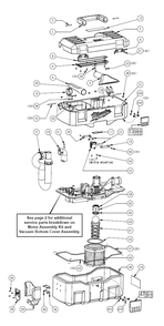 Fig-0 Diagram and Parts List for B34B Milwaukee Utility Vacuum