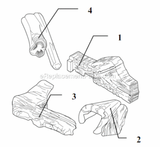 Page A Diagram and Parts List for  Monessen Fireplace & Insert
