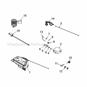 Part Location Diagram of 20H0109 Majestic Fitting For Regulator - Natural Gas