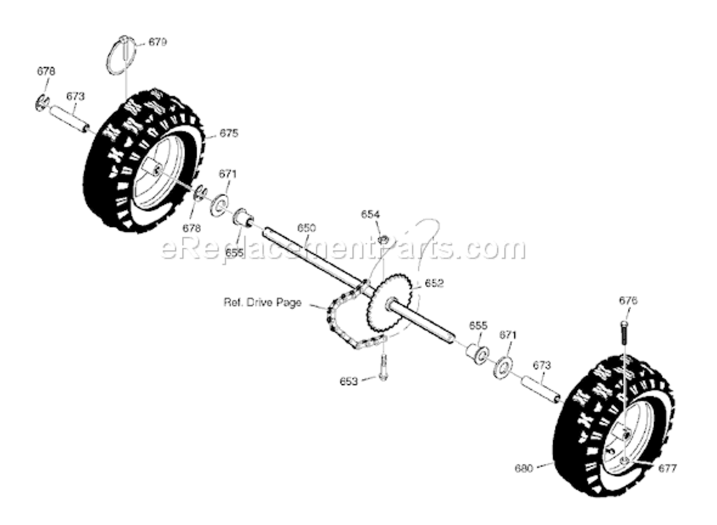 Page G Diagram and Parts List for Series 9002007 Murray Snow Blower