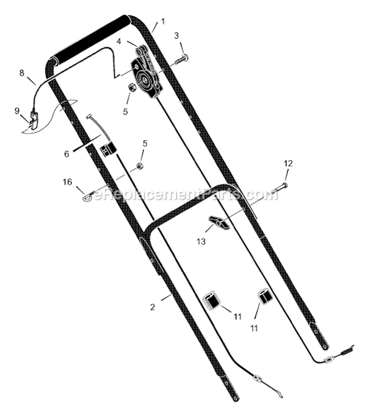 Page A Diagram and Parts List for  Murray Lawn Mower