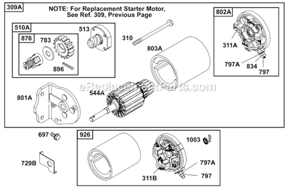 Page L Diagram and Parts List for  Murray Lawn Tractor