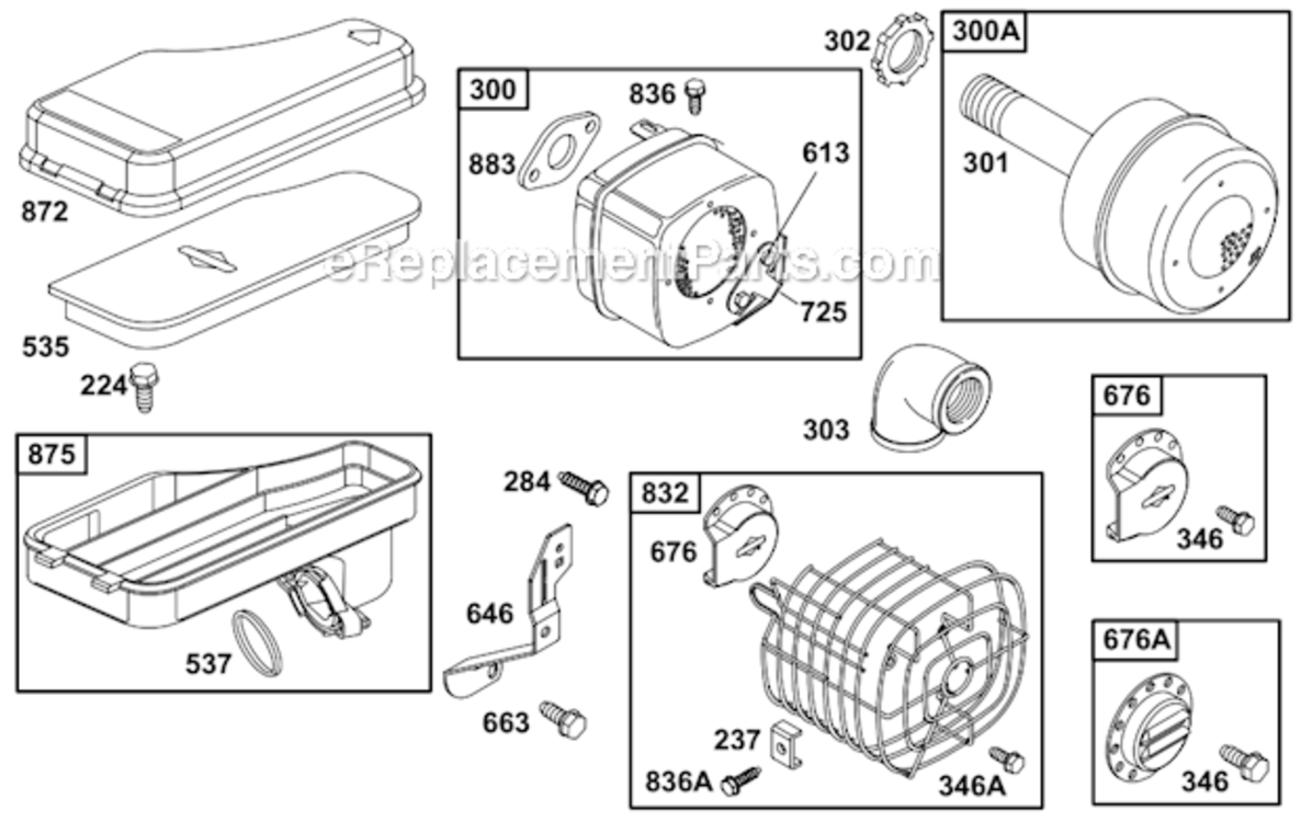 Page H Diagram and Parts List for  Murray Lawn Tractor